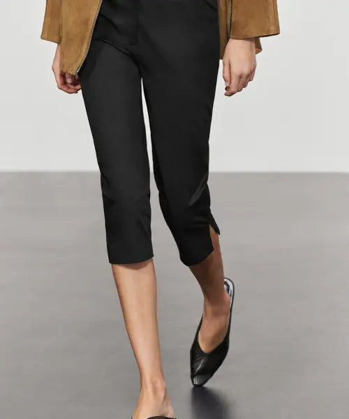 [MASSIMO DUTTI] Cotton Blend Capri Pants / 코튼 블렌드 카프리 팬츠