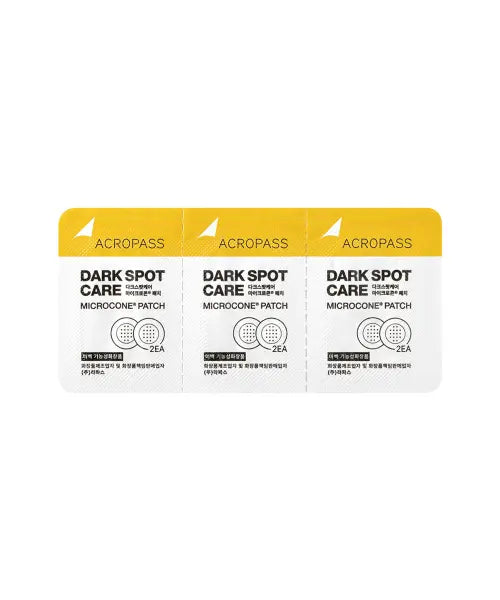 [ACROPASS] DARK SPOT CARE MICROCONE PATCH 6 Patches / 다크스팟케어 마이크로콘 패치 6패치