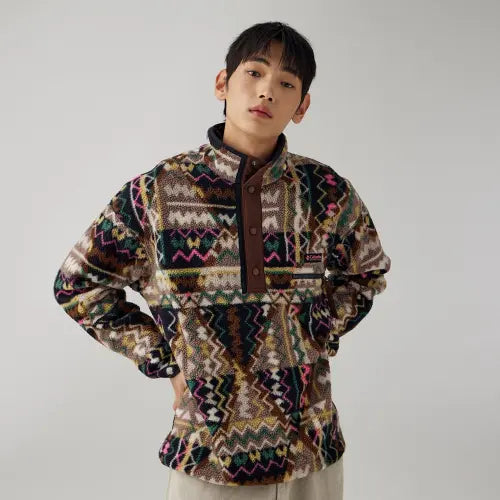 [COLUMBIA] Helvetia II Printed Half Snap Fleece / 공용 헬베시아 II 프린티드 하프스냅 플리스 풀오버