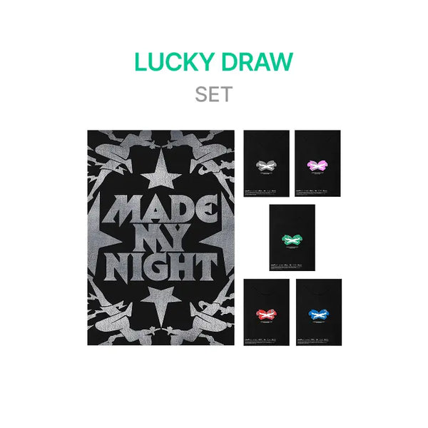 [LE SSERAFIM] [LUCKY DRAW] 2nd Single Album 'Made My Night' (COMPACT ver.) (Set)